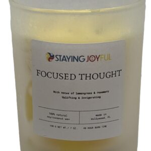Focused Thought aromatherapy & color therapy candle