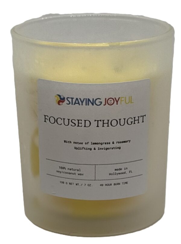 Focused Thought aromatherapy & color therapy candle