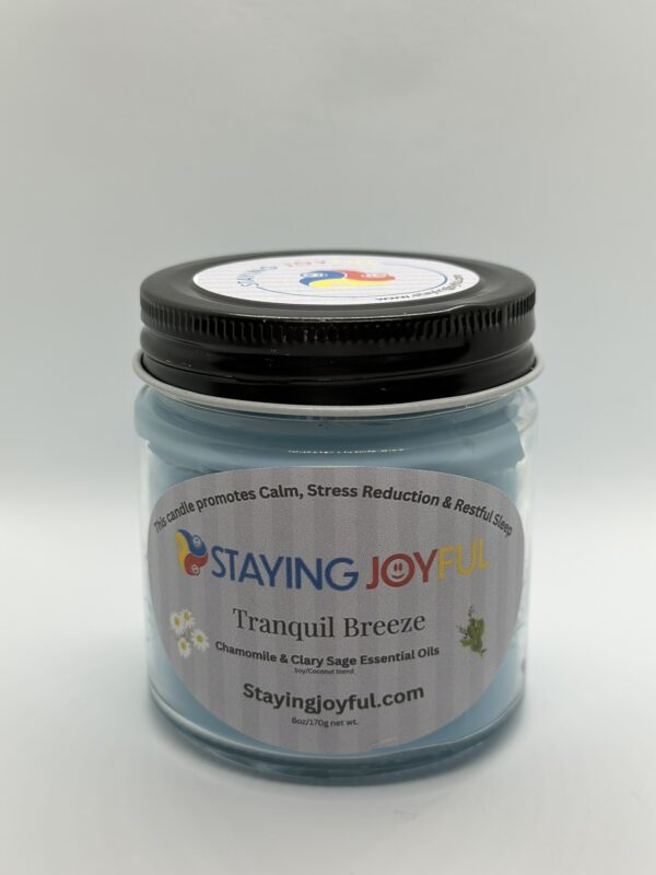 Tranquil Breeze aromatherapy & color therapy candle - Image 2