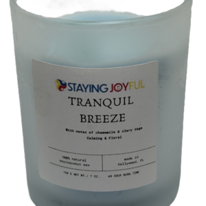 Tranquil Breeze aromatherapy & color therapy candle