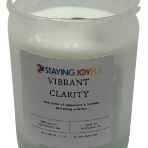 Vibrant Clarity aromatherapy & color therapy candle