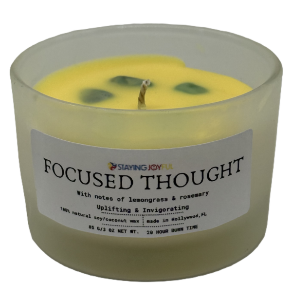 Focused Thought aromatherapy & color therapy candle - Image 3
