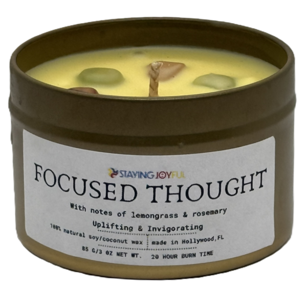 Focused Thought aromatherapy & color therapy candle - Image 5