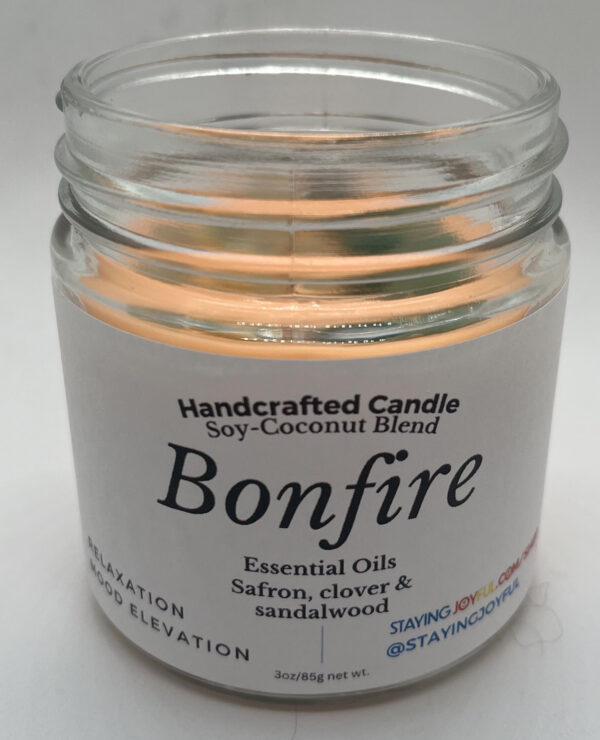 Bonfire aromatherapy & color therapy candle