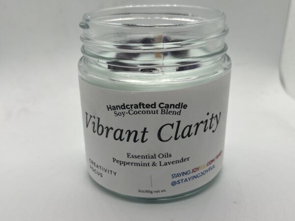 Vibrant Clarity aromatherapy & color therapy candle