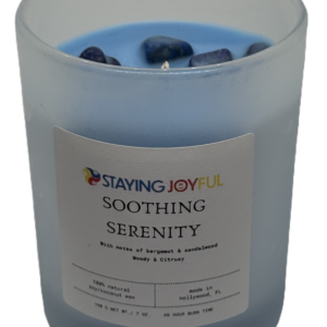 Soothing Serenity aromatherapy & color therapy candle