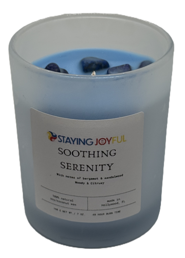 Soothing Serenity aromatherapy & color therapy candle