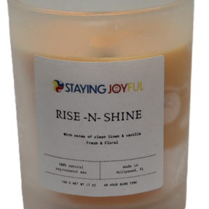 Rise & Shine aromatherapy & color therapy candle